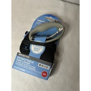 Vibrant Life 13-FT Retractable Tape Dog Leash XS Extra Small 26 lbs